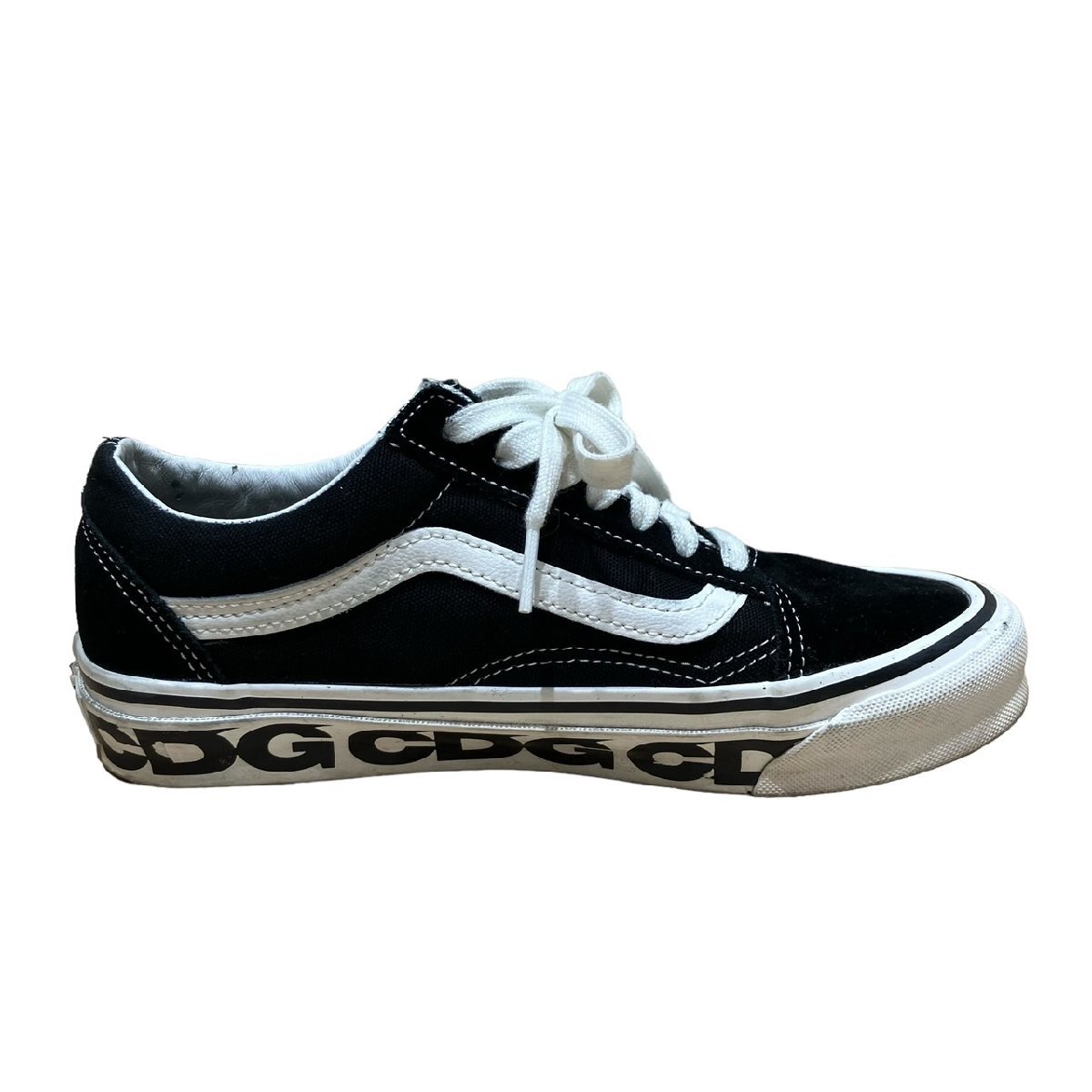 COMME des GARCONS コムデギャルソン バンズ VANS CDG OG OLD SKOOL オールドスクール ローカット スニーカー 24 US 5_画像6