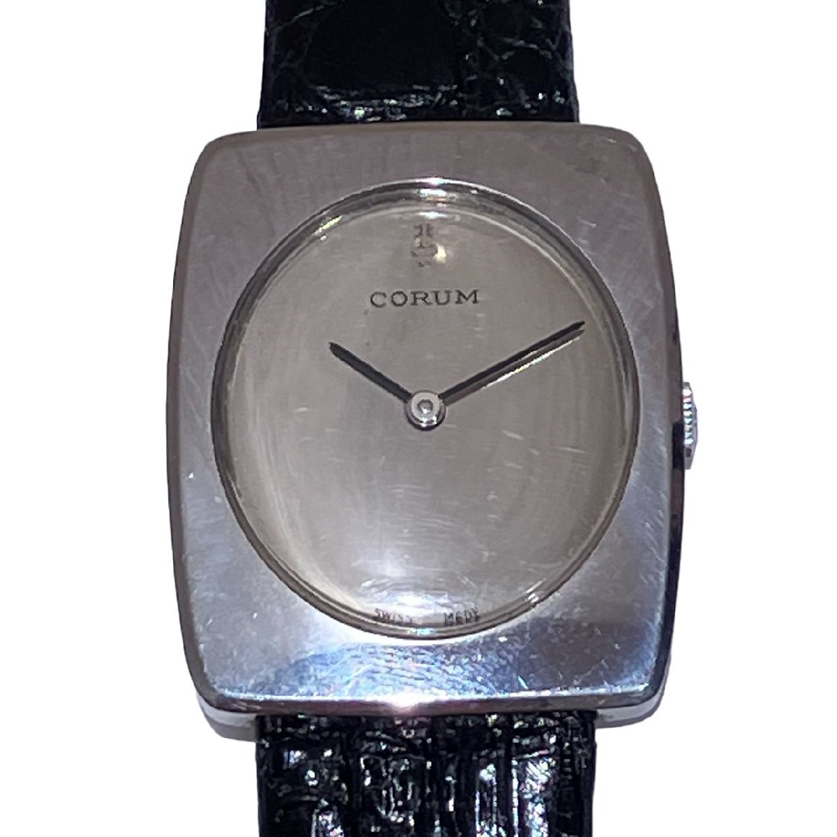 CORUM コルム ペアウォッチ 手巻 革ベルト 腕時計 27279の画像2