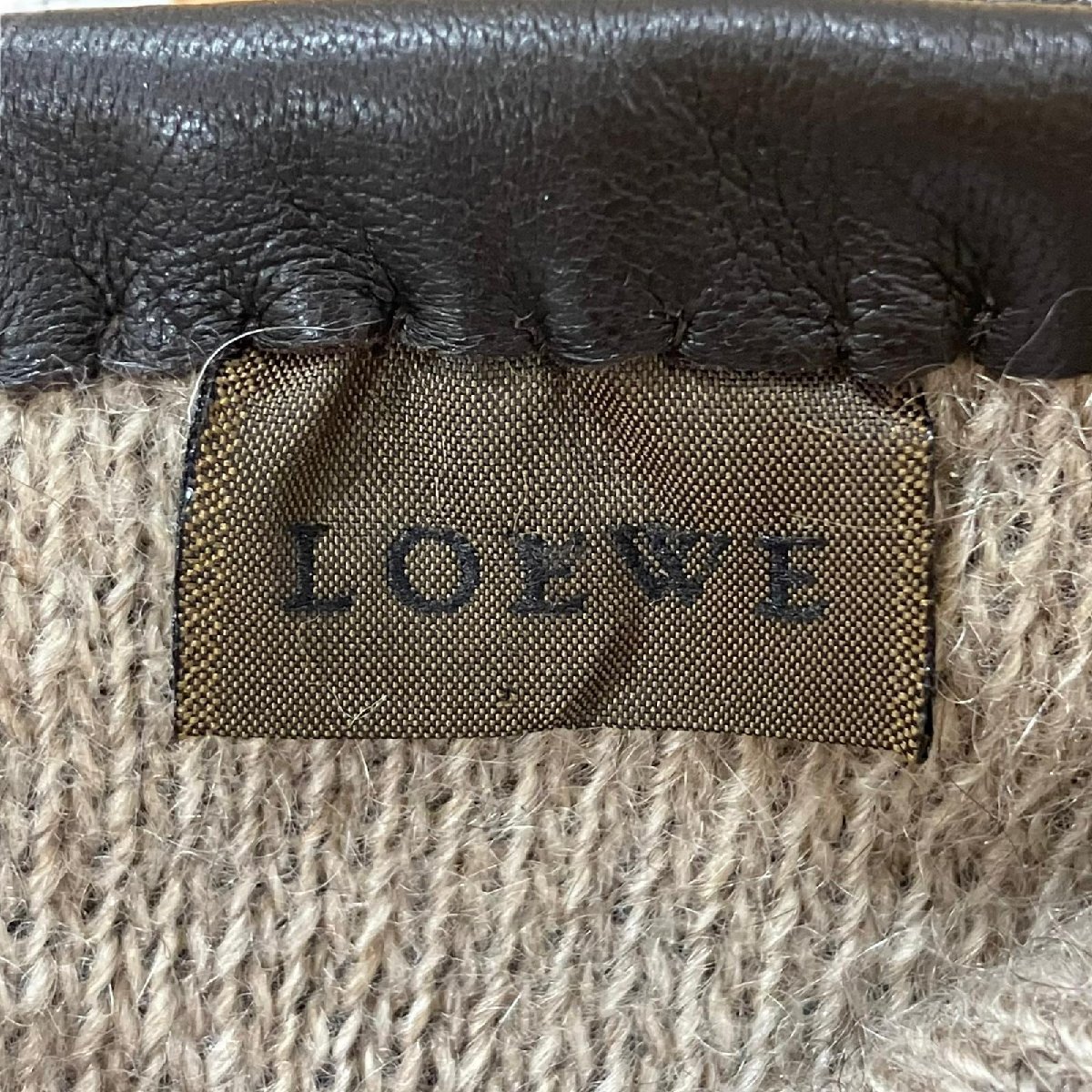 LOEWE ロエベ 手袋 カシミヤ100% ブラック_画像5