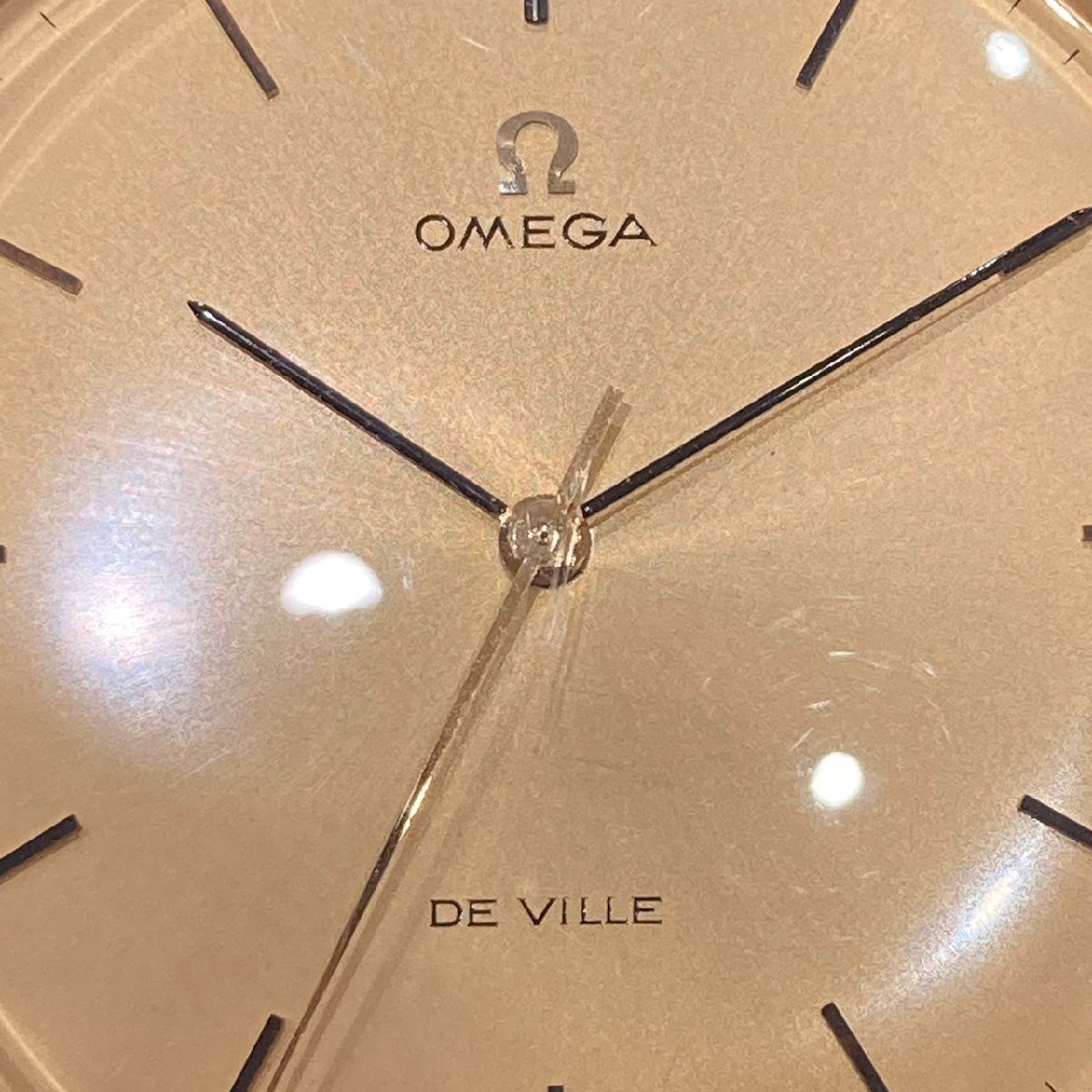 OMEGA オメガ DE VILLE デヴィル 懐中時計 手巻き 131.1714 ゴールドカラー ヴィンテージの画像4