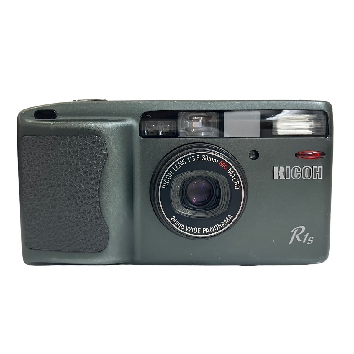 RICOH リコー R1S コンパクトフィルムカメラ 30mm F3.5 MC MACRO 24mm WIDE PANORAMA 起動確認済_画像2