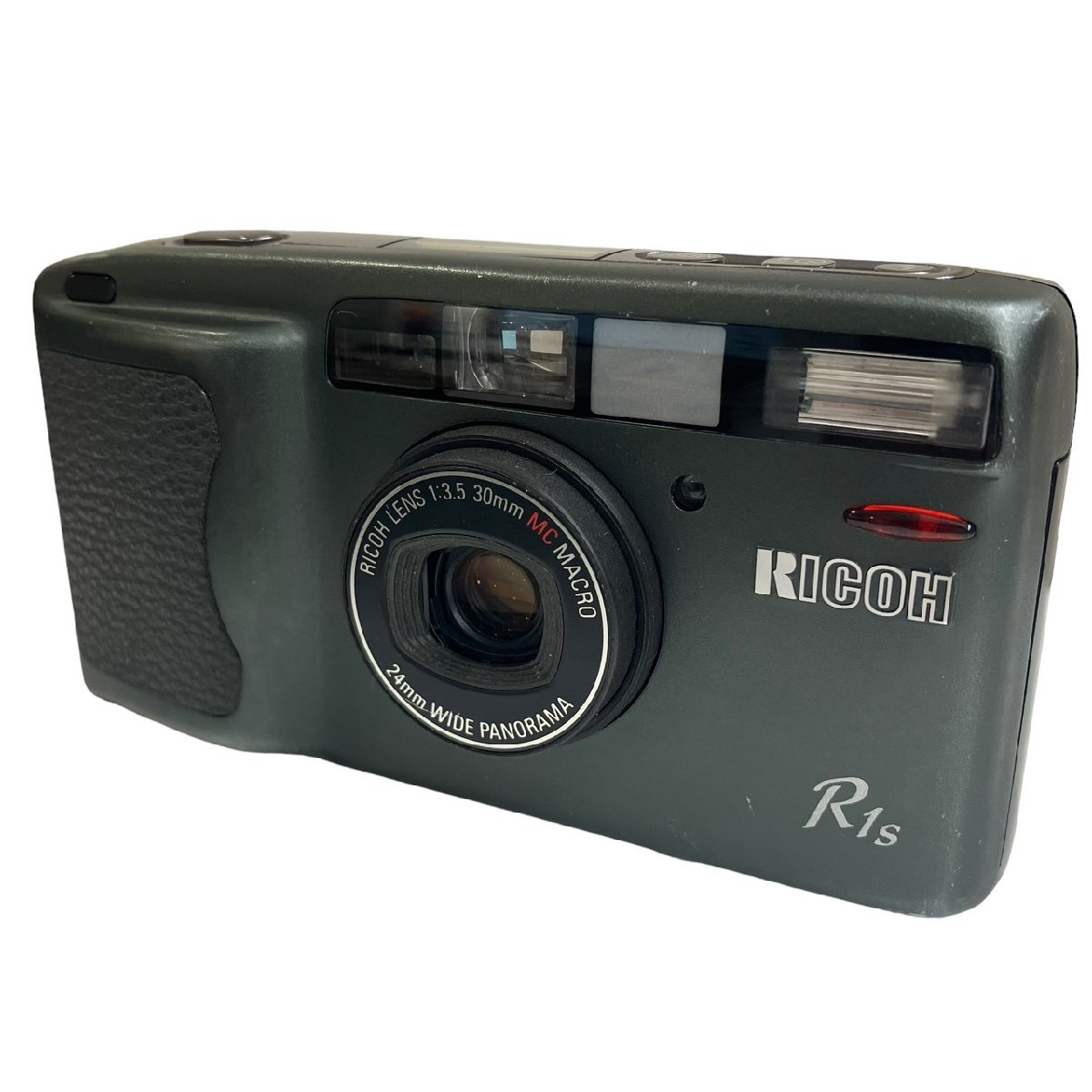 RICOH リコー R1S コンパクトフィルムカメラ 30mm F3.5 MC MACRO 24mm WIDE PANORAMA 起動確認済_画像1