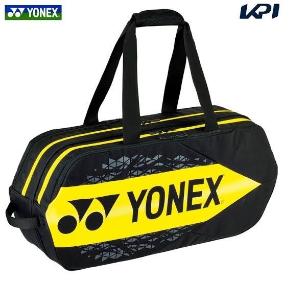 【YONEX BAG2201W 824】YONEX(ヨネックス) トーナメントバッグ ライトニングイエロー 新品未使用 _画像1