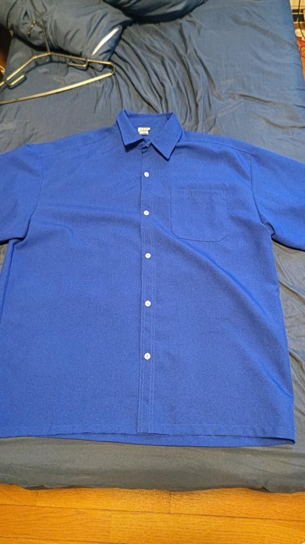 CalTop  半袖 シャツ 3XL ロイヤルブルー