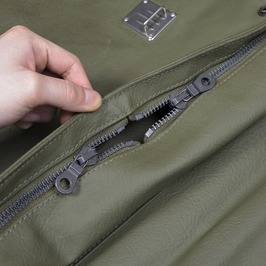スイス軍放出品 ガーメントバッグ 折りたたみ式 スーツ用 軍払下げ品 カバン 鞄 ヴィンテージ 軍服用 ミリタリー ARMYの画像4