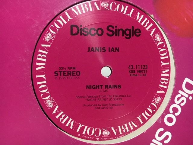 JANIS IAN FLY TOO HIGH 12inch ジャニス イアン NIGHT RAINSの画像2