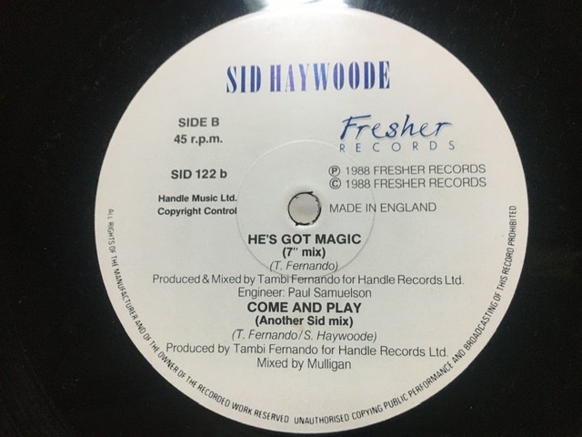 SID HAYWOODE HE'S GOT MAGIC 12inch シド ヘイウッド _画像4