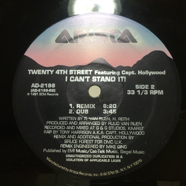 TWENTY 4TH STREET I CAN\'T STAND IT!12inch