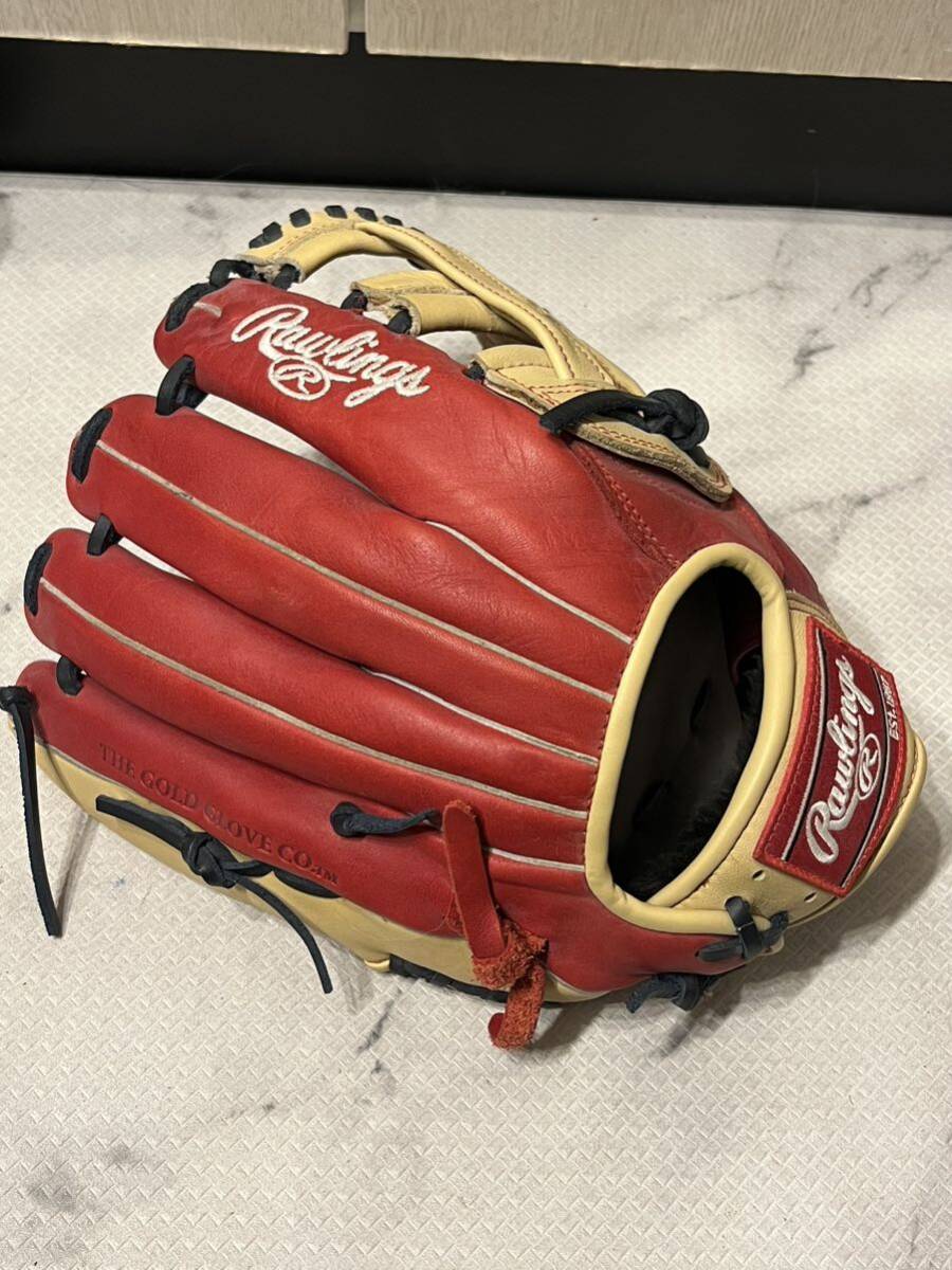 美品！ グローブ ローリングス 軟式 野球 Rawlings グラブ _画像3