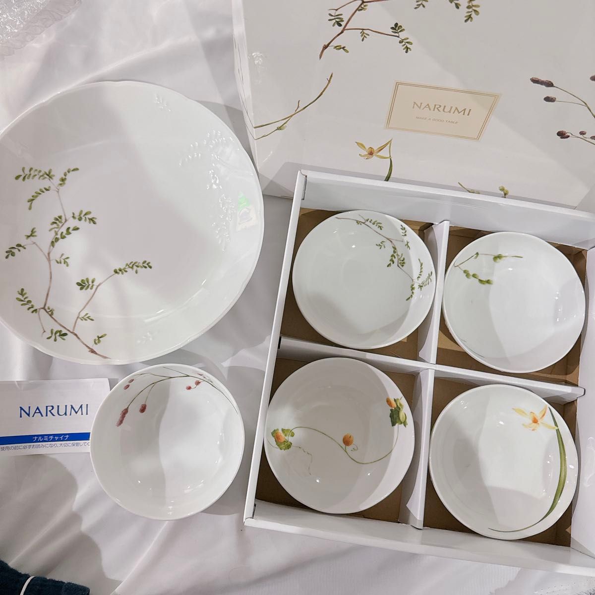 NARUMI(ナルミ) 食器セット 里花暦 花柄 6個セット|Yahoo NARUMI(ナルミ) 食器セット 里花暦 花柄 6個セット|Yahoo