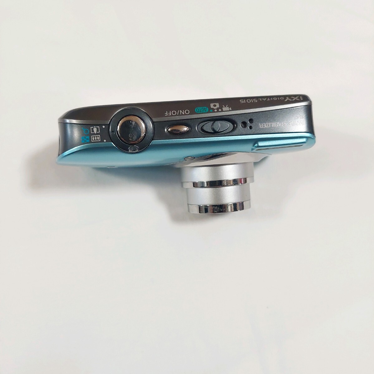 Canon IXY DIGITAL 510 IS　デジカメ　ブルー　SanDisk SDカード 512MB_画像3