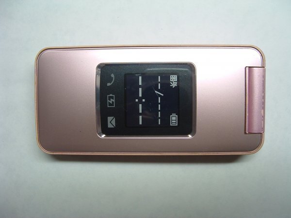 1オーナー 禁煙 純正電池パックSHBCU1 元箱 未記入保証書付 SoftBank ソフトバンク 108SH PK ピンク シャープ SHARP 携帯電話本体 ガラケーの画像2
