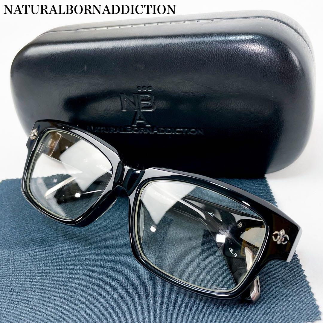 NATURAL BORN ADDICTION 795-2901 アイウェア 眼鏡 メガネ タガー クロス ブラック ナチュラルボーンアディクション_画像1