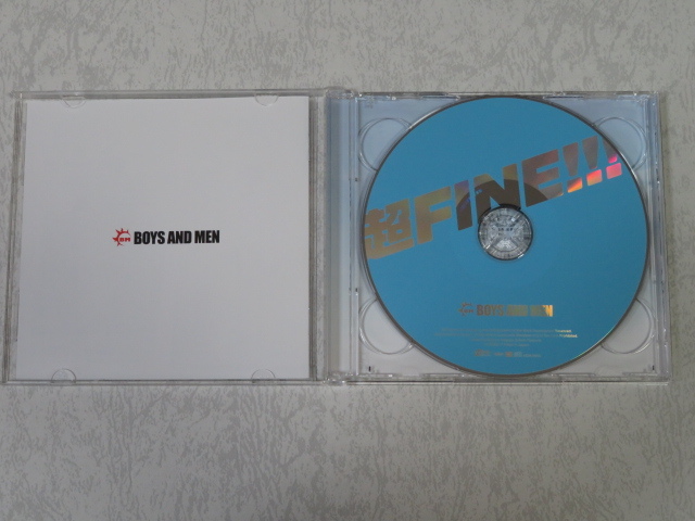 BOYS AND MEN　超FINE！！！ CD+DVD_画像3