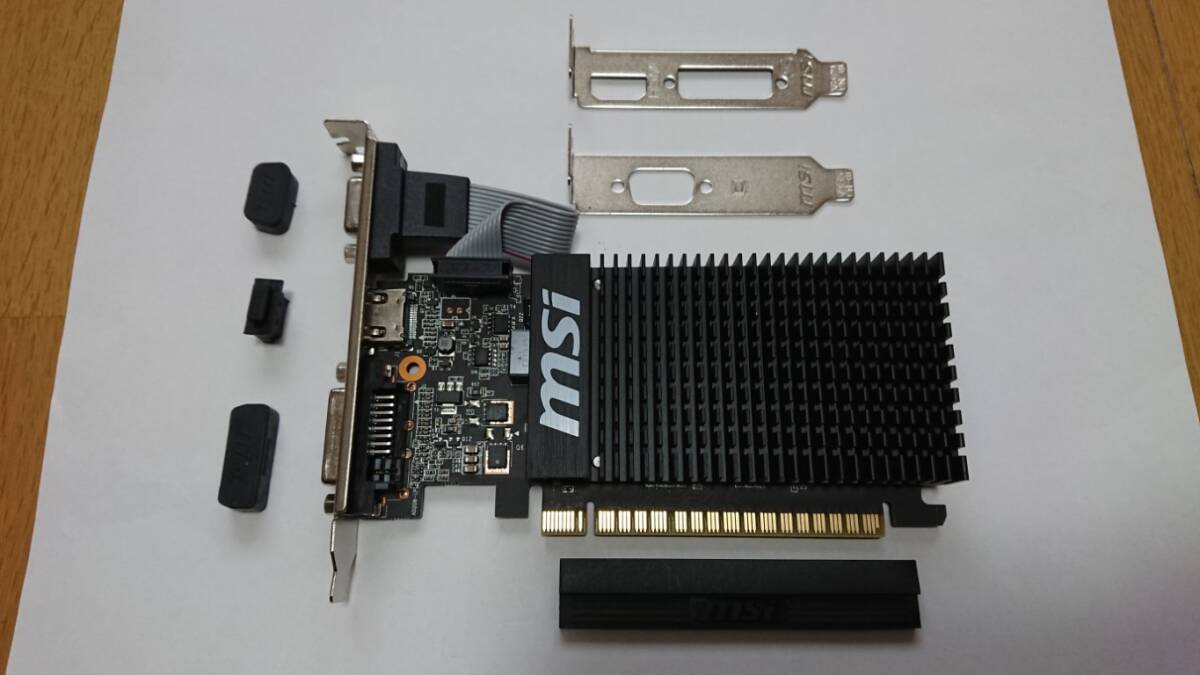 MSI GeForce GT710 GDDR3 2GB グラフィックスボード Low profile対応_画像2