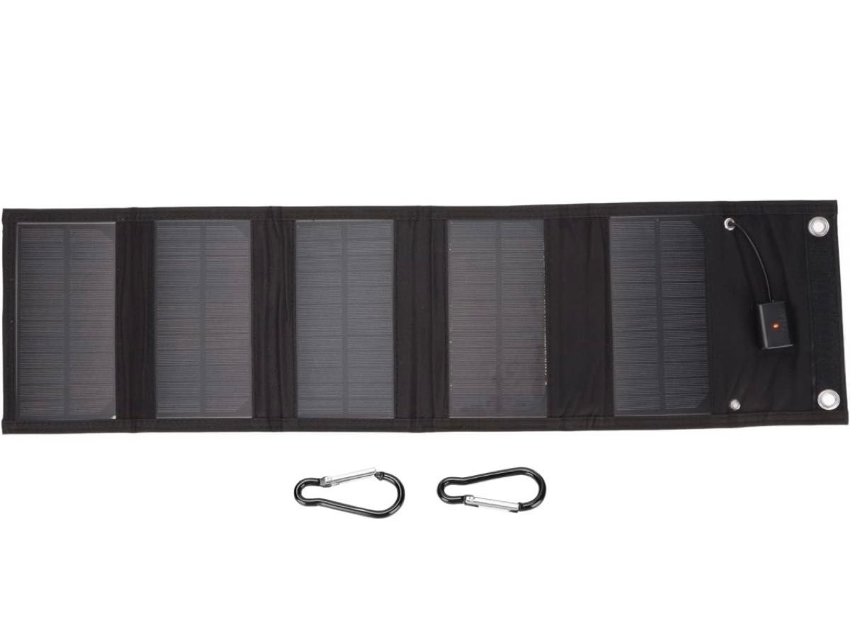 USBポート18Wソーラー充電器 防水ポータブル折りたたみ式ソーラーパネル充電器 太陽光充電 急速