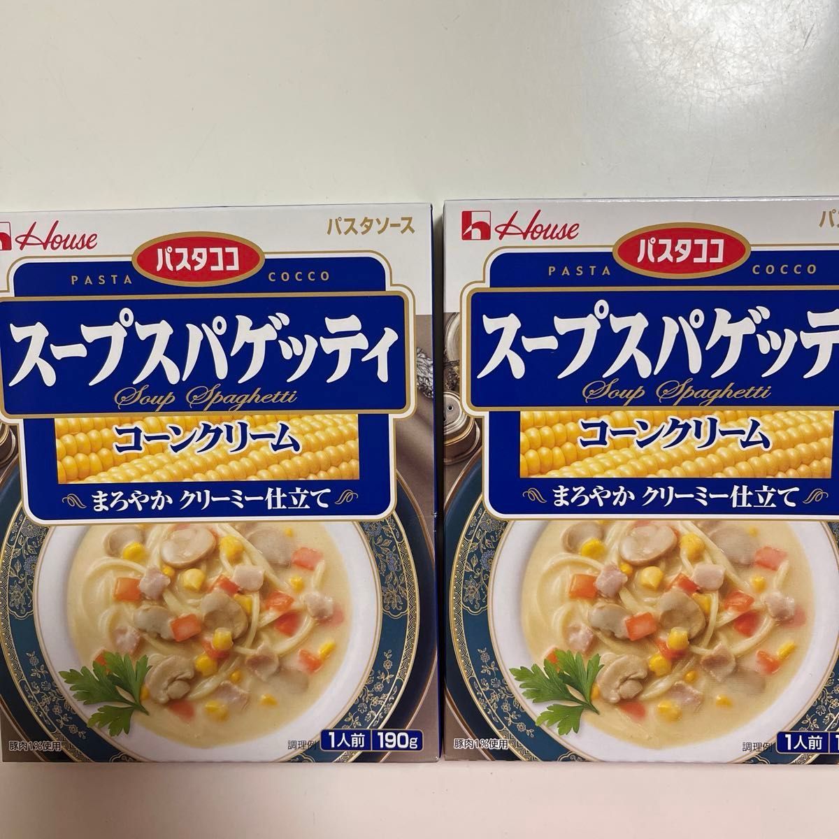 最終値下げ★レトルト食品　ハウス パスタココ スープスパゲッティ コーンクリーム 5個セット　パスタソース