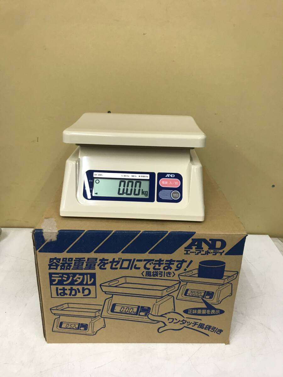 【中古品】A&D 取引証明用 デジタルはかり SK-20Ki IT7TZTPI92YW_画像1