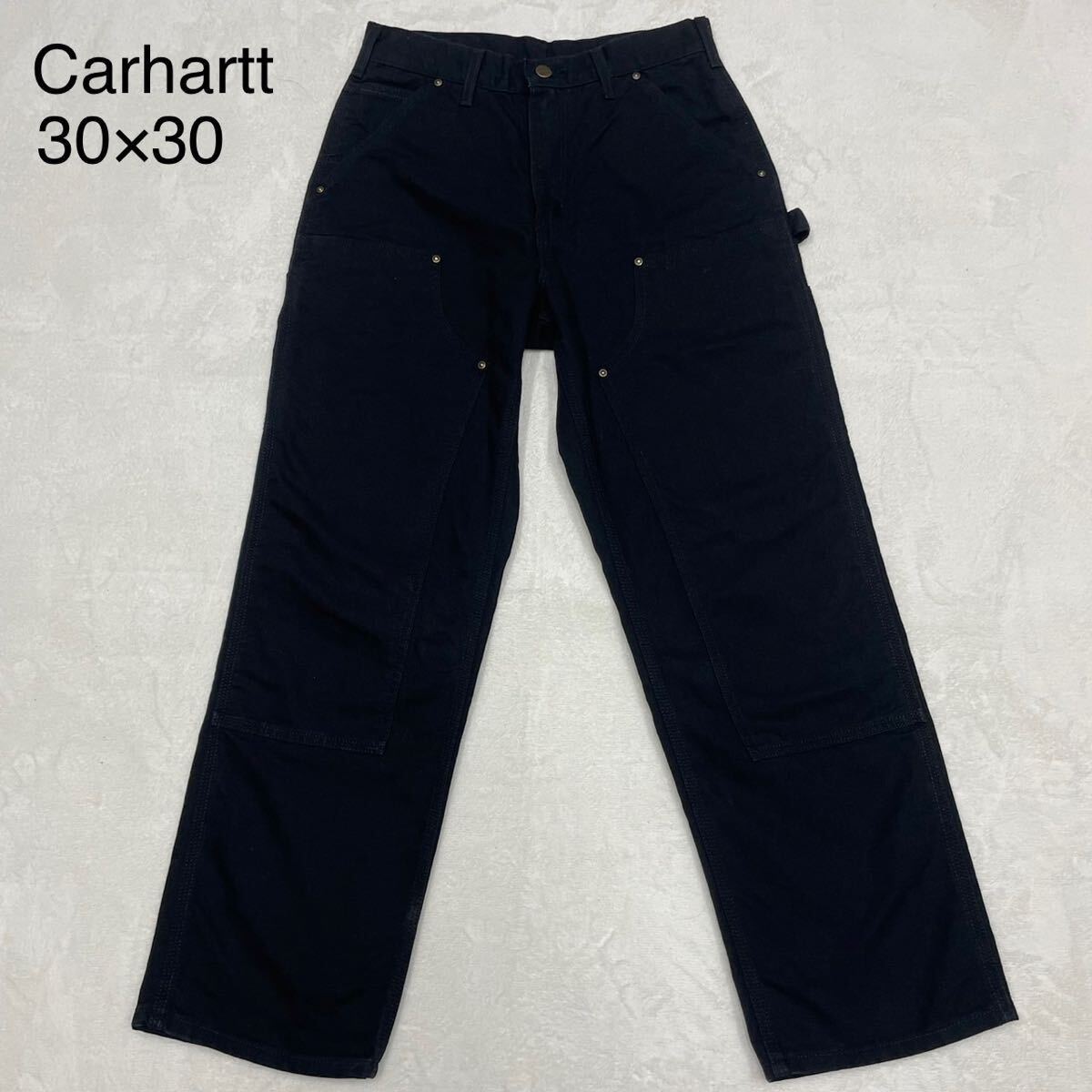 美品 Carhartt カーハート ダブルニー パンツ USA製