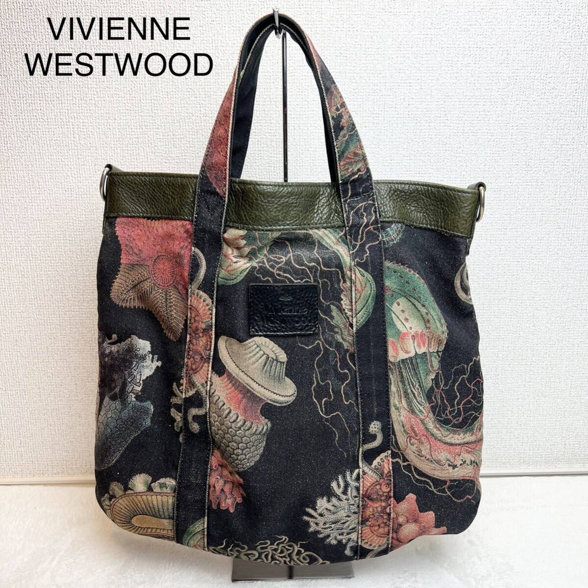 Vivienne Westwood ヴィヴィアン コットン トートバッグ_画像1