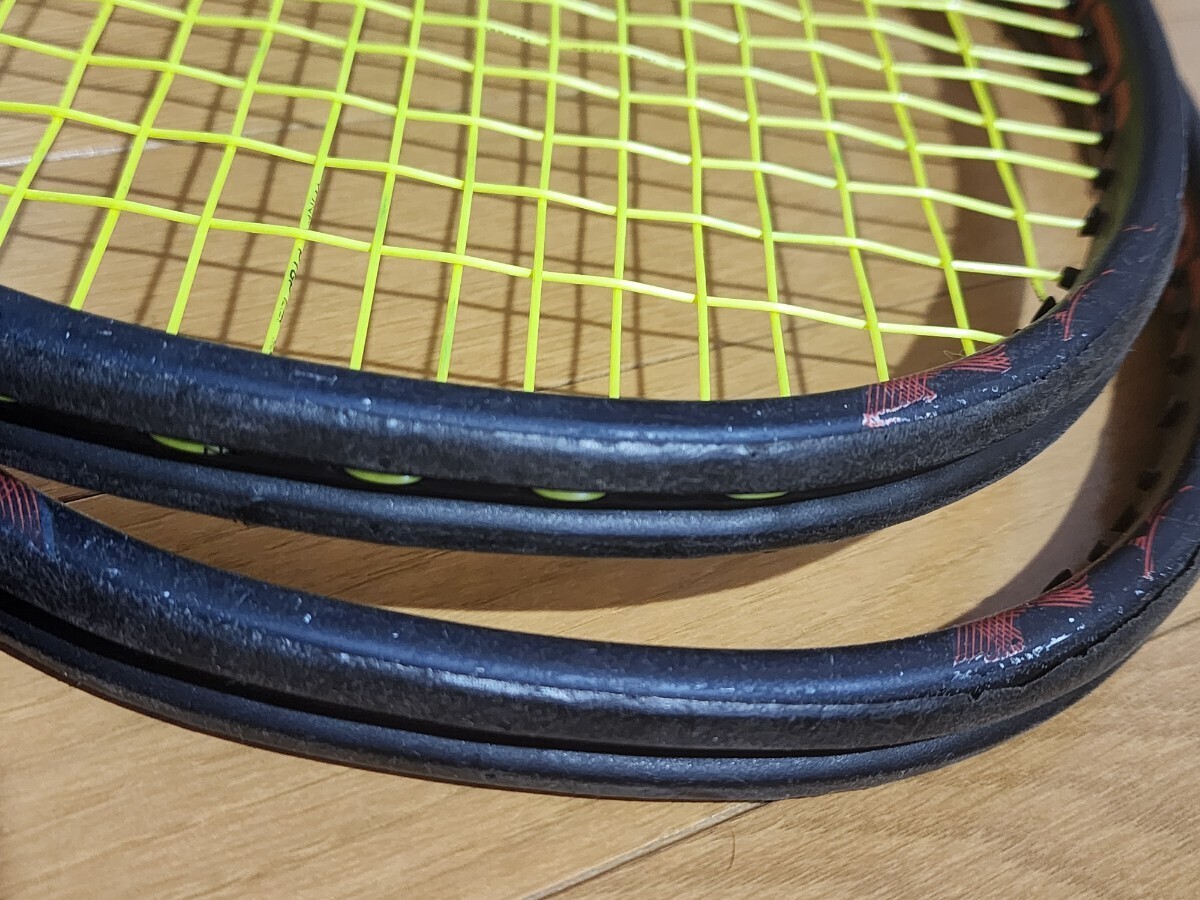 ★YONEX　Vコアプロ100　硬式 テニスラケット　G１　２本組(2018？)_画像9