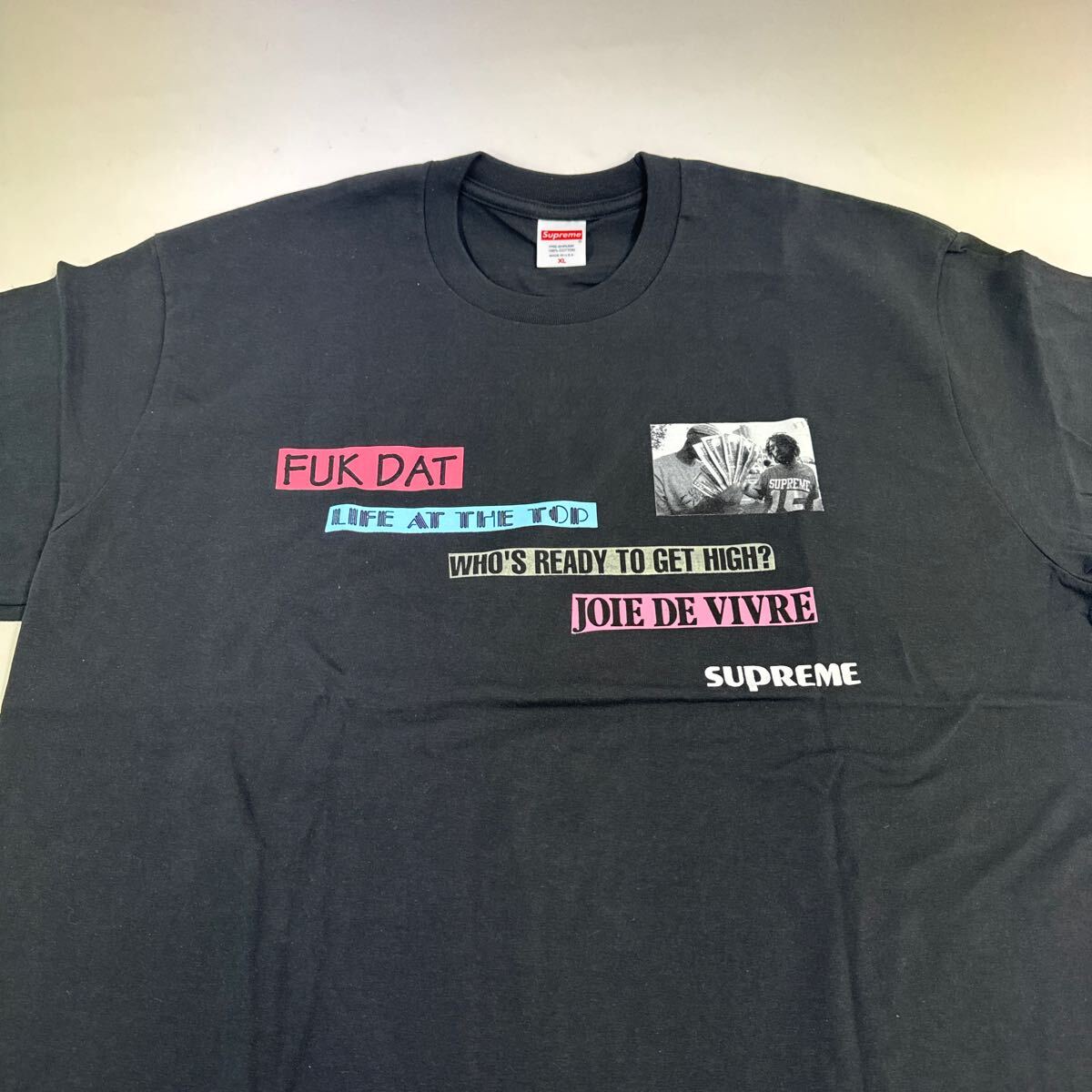 Tシャツ XL supremeシュプリーム fukDAT 新品未使用　送料込