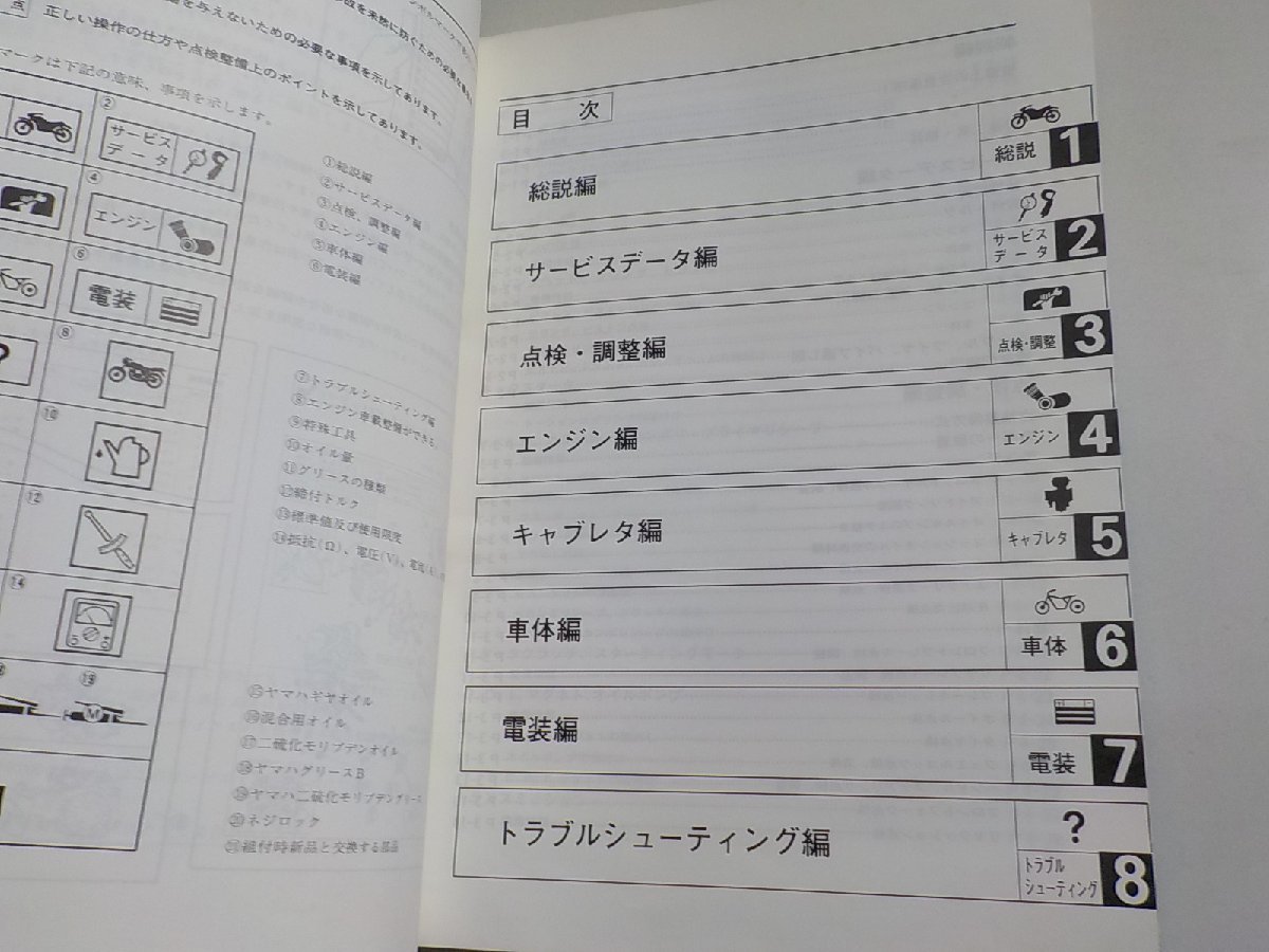N2793◆YAMAHA ヤマハ サービスマニュアル SCOOTER CY50H JOG POCHE 3KJ5 3KJ-28197-01 3KJ-4719101～(ク）_画像2