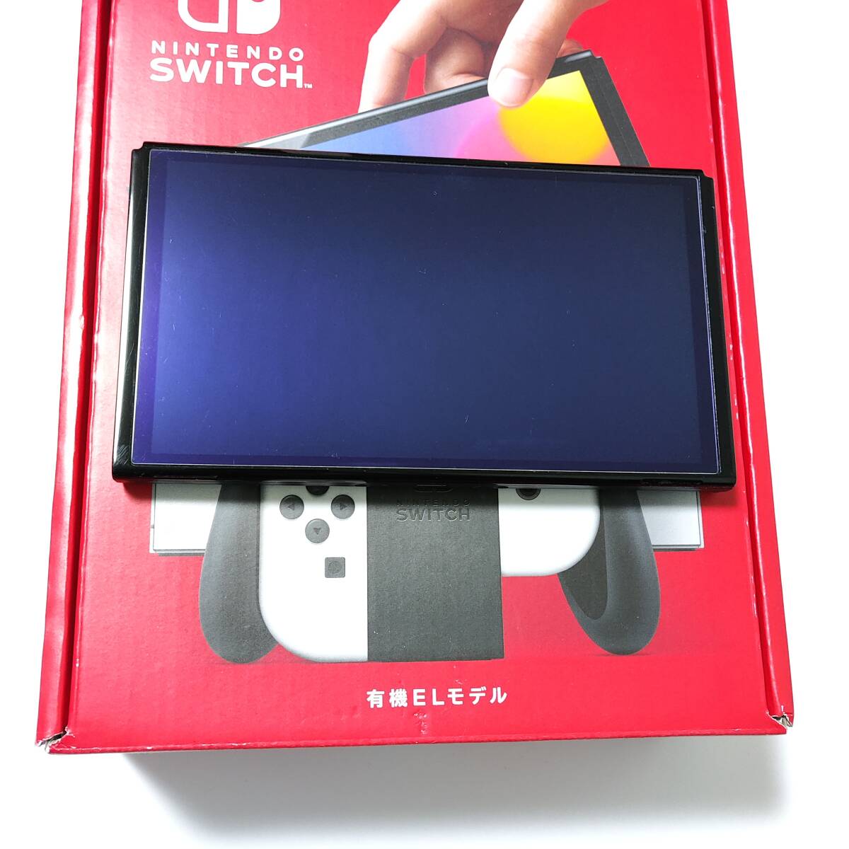 送料無料 動作確認済み Nintendo Switch 有機ELモデル ホワイト 本体のみ 2022年製 HEG-001 中古 訳あり