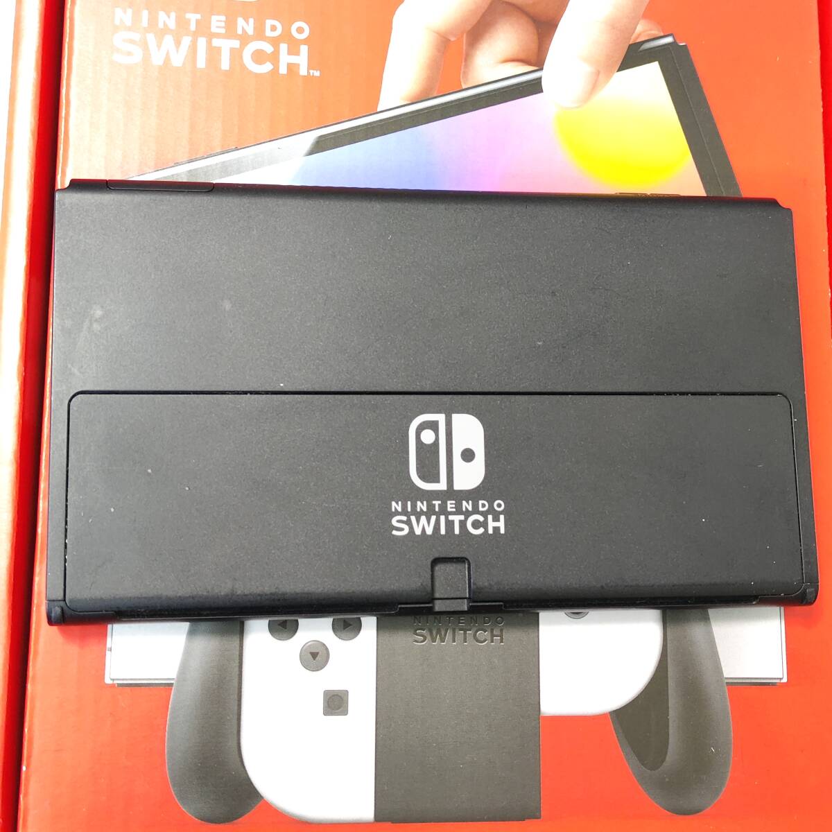 送料無料 動作確認済み Nintendo Switch 有機ELモデル ホワイト 本体のみ HEG-001 中古