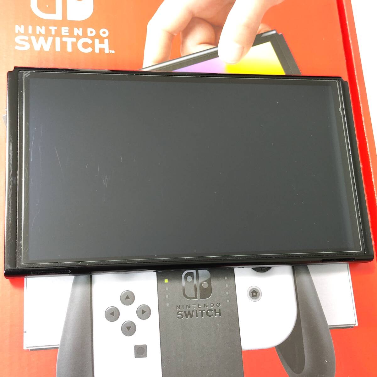 送料無料 動作確認済み Nintendo Switch 有機ELモデル ホワイト 本体のみ HEG-001 中古