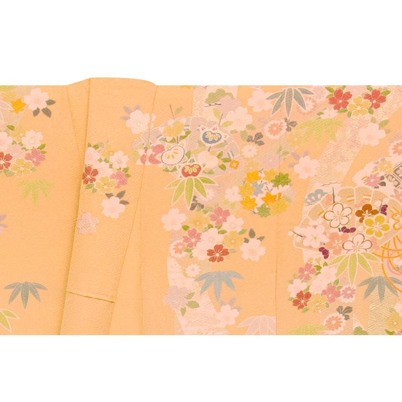 * store modified equipment after [ classic new work fea].. free * capital hand ..... long-sleeved kimono * original classic super ... four season flower fan paper writing * gold paint, hand embroidery * tall specification (10010857)
