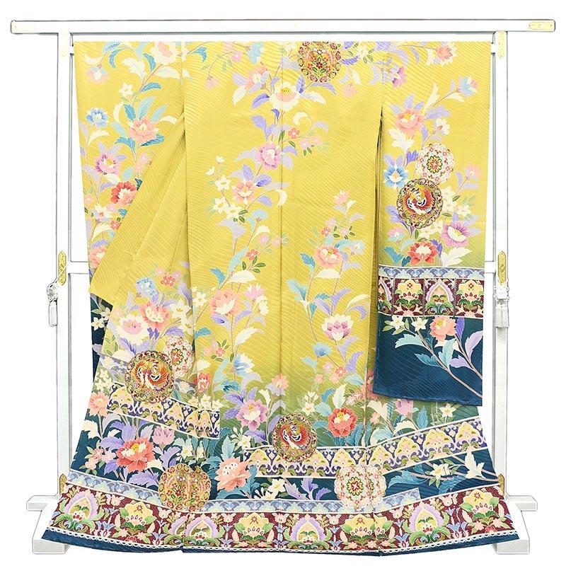 * store modified equipment after [ classic new work fea].. free * Kyouyuuzen industrial arts .. distinguished family . guarantee . quality product * Royal . morning . writing gorgeous long-sleeved kimono * hand .,book@ gold, embroidery, many color .10011003