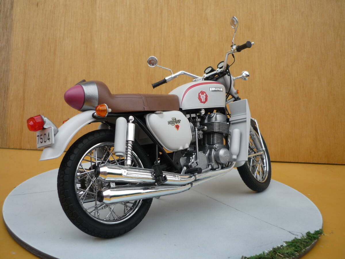 ワイルド７ 飛葉大陸 CB 750 FOUR（検索）アオシマ セブンレーラー 少年キング メガハウス スカイネット 両国 望月三起也 ソフビの画像6