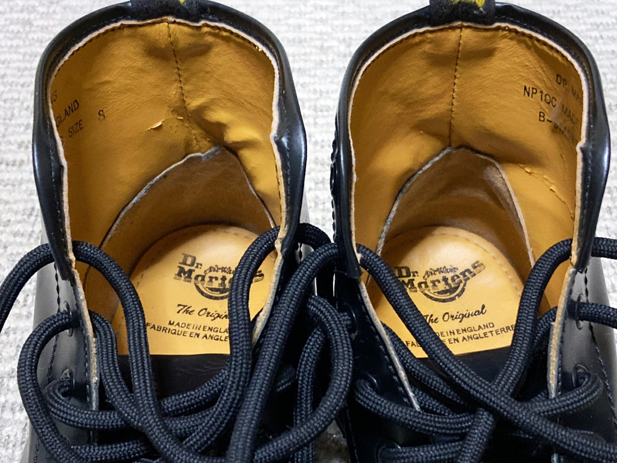 ♪着用少 英国製 Made in England Dr.Martens 6holes Straight Tip Boots ドクターマーチン 6アイレット ストレートチップブーツ UK8♪_画像8