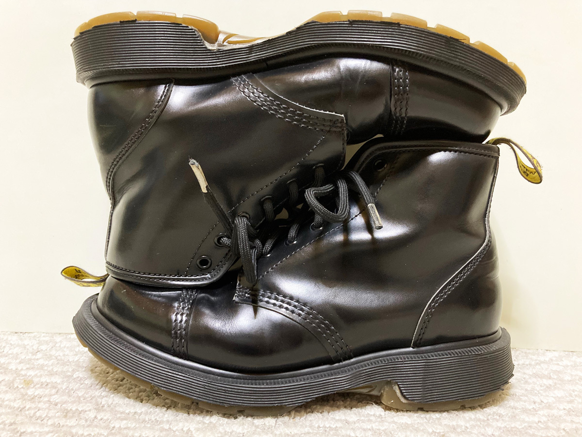 ♪着用少 英国製 Made in England Dr.Martens 6holes Straight Tip Boots ドクターマーチン 6アイレット ストレートチップブーツ UK8♪_画像5