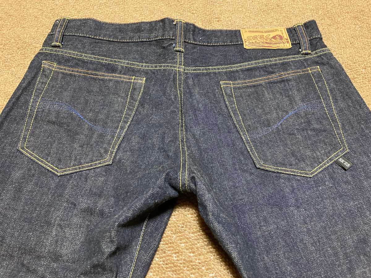 ♪着用少 濃紺 日本製 Made in JAPAN PROJECT SR'ES DENIM プロジェクト エスアールエス ブルージーンズ XL 赤耳 岡山 児島デニム♪_画像5