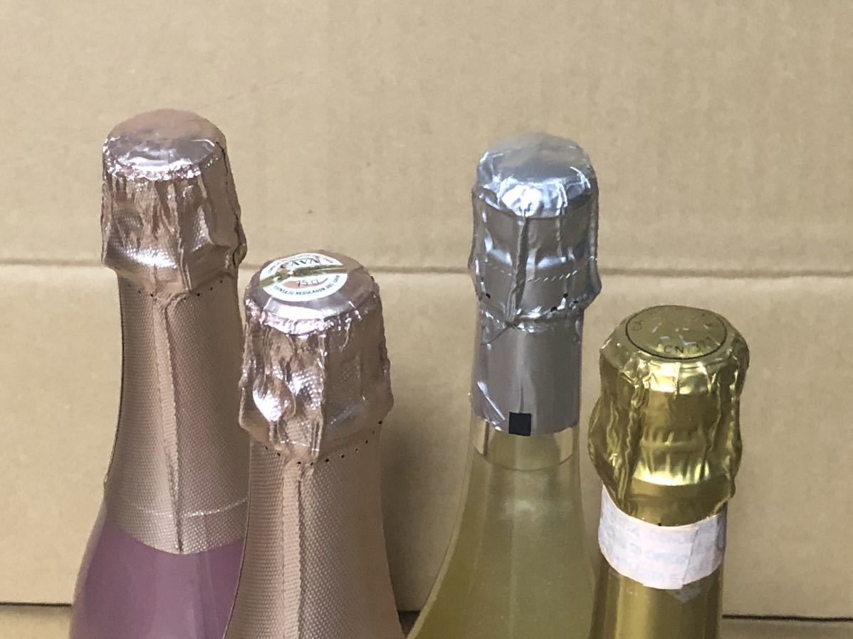 スパークリングワイン 4本 セット 果実酒 発泡性 CU4TRO Bubbles Rose | VIVIUS CITRUS | BALLERINA ASTI