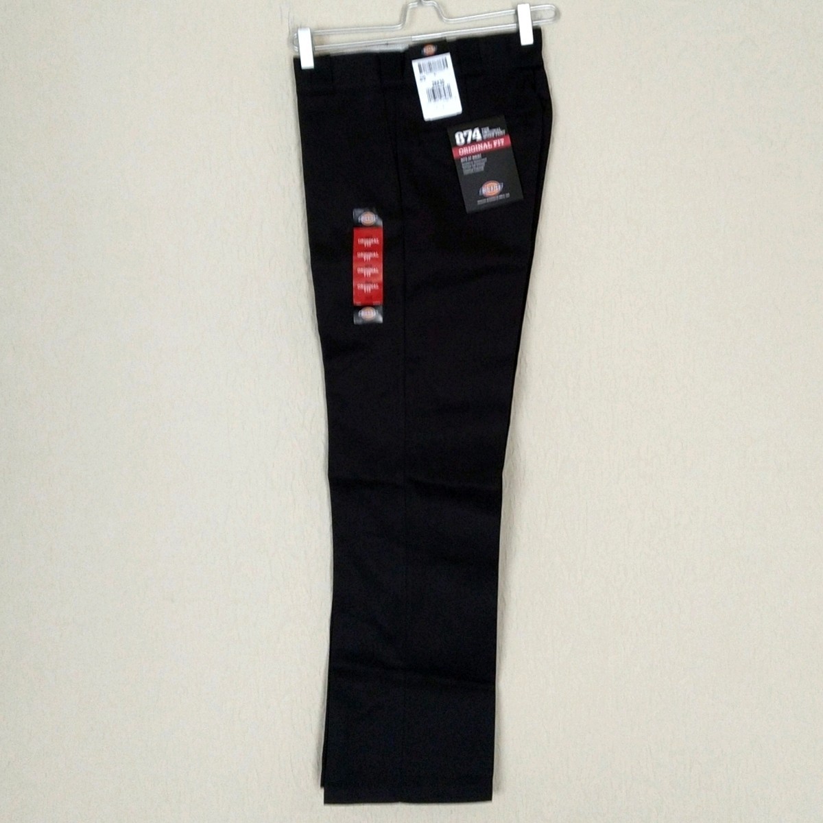 新品未使用 ディッキーズ 874 ワークパンツ BK W34×L30 Dickies USモデル チノパン ブラック 黒_画像6