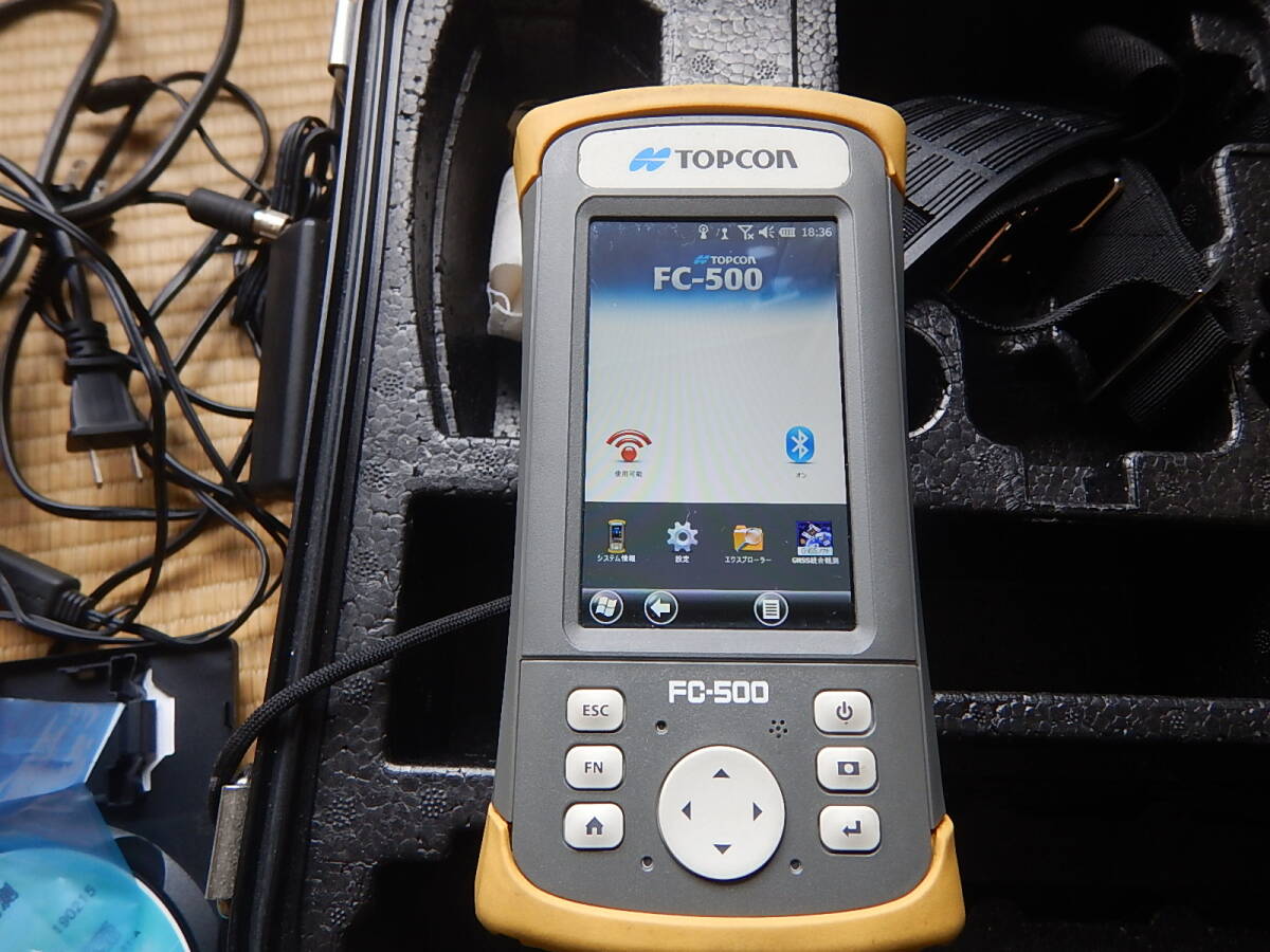 GNSS 測量 TOPCON トプコン HiPer SR FC500 動作正常 送料無料の画像4