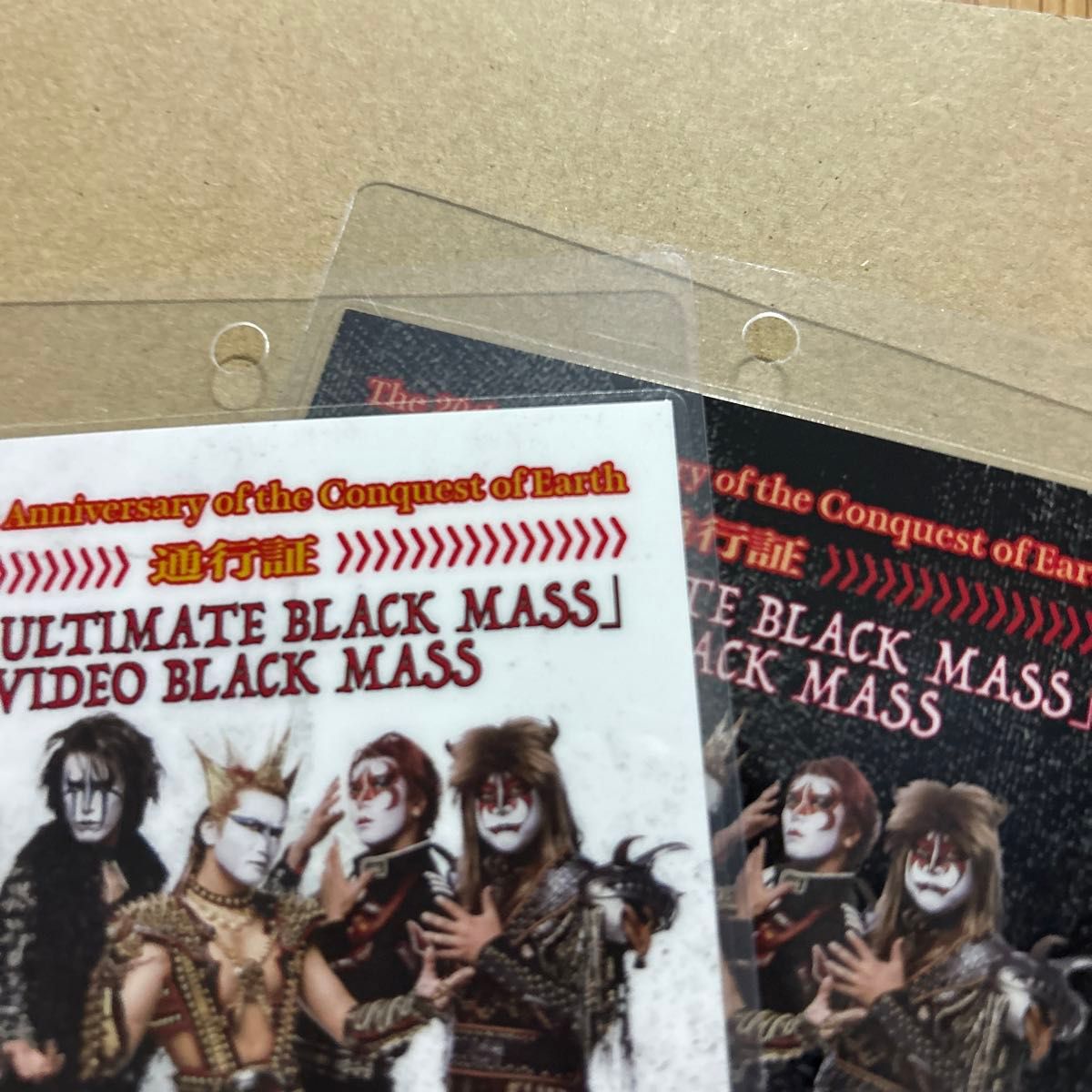 聖飢魔II The Ultimate Black Mass Video Black Mass ヴィデオ黒ミサ 通行証 2枚