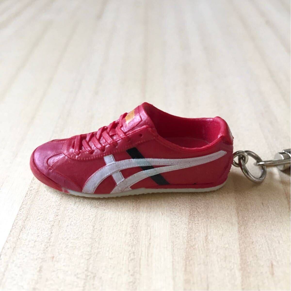 未使用 Onitsuka Tiger Sneaker Keyholder オニツカタイガー スニーカー型キーホルダー MEXICO66 メキシコ66 鬼塚喜八郎 ASICS アシックスの画像3