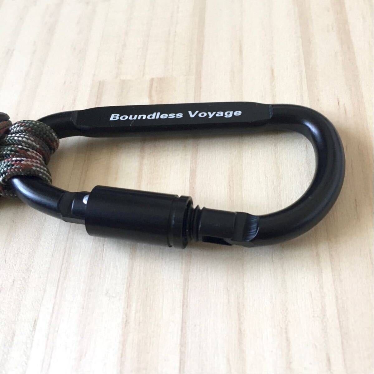 未使用 BEAMS Carabiner Paracord Keyholder ビームス カラビナ パラコード キーホルダー 日本製 MADE IN JAPAN TACTICAL CORD EDC OUTDOORの画像4