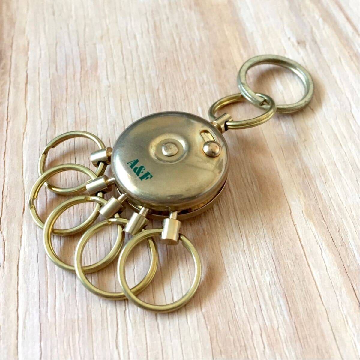 美品 A&F COUNTRY Brass Octopus Keyholder エー&エフカントリー ブラス オクトパスキーホルダー 真鍮 蛸足 日本製 MADE IN JAPAN OUTDOOR_画像2