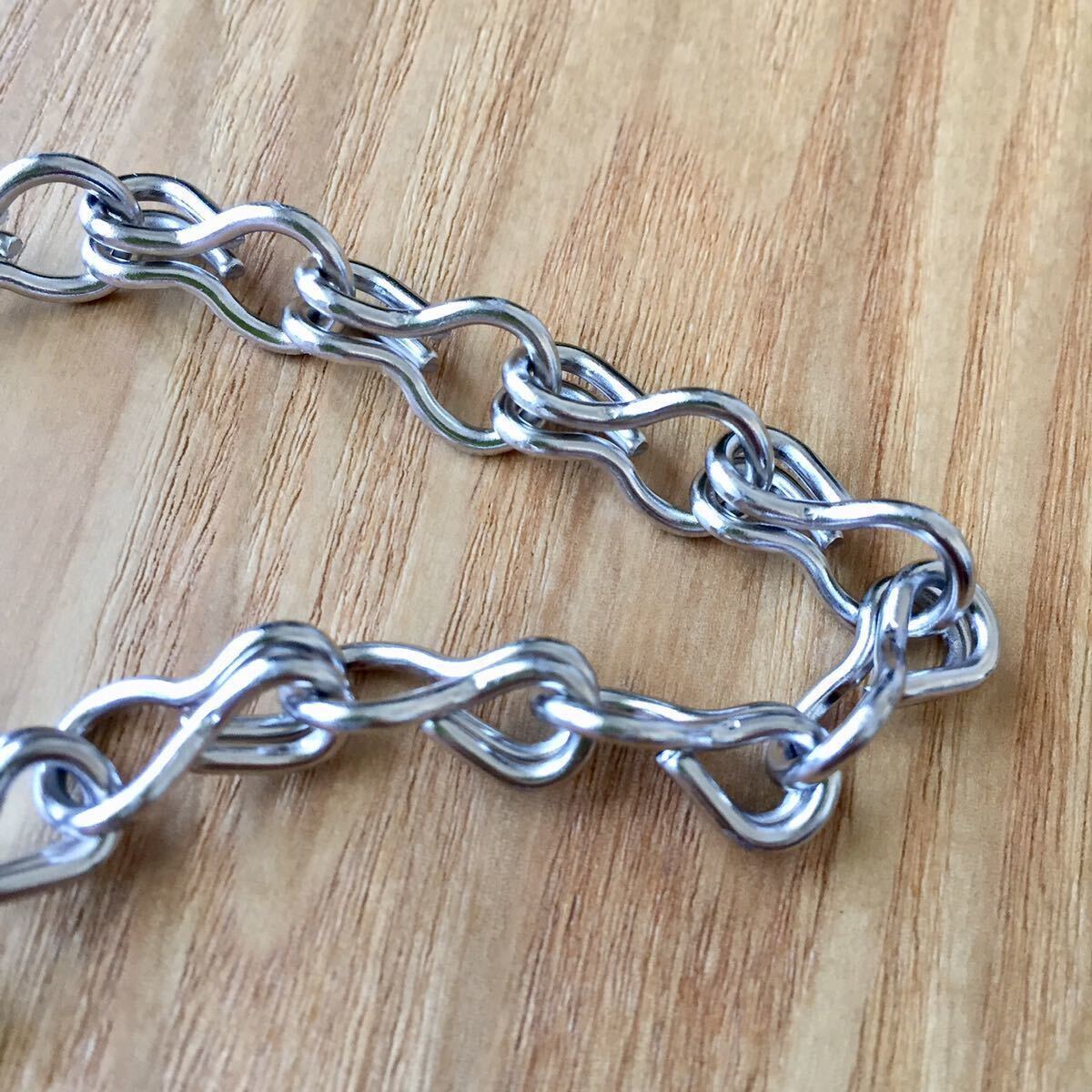  как новый BEAMS Silver Chain Bracelet Beams серебряная цепь браслет 2 -слойный цепь аксессуары рука колесо индеец ювелирные изделия 