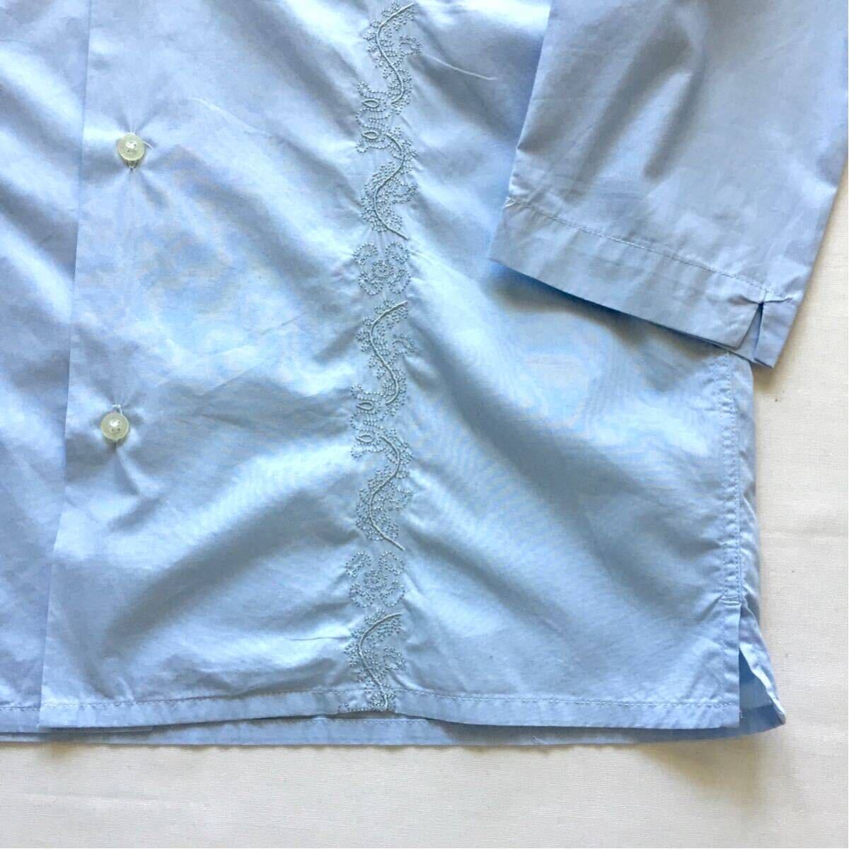 美品 JOURNAL STANDARD Reyn Spooner Guayabera Shirt ジャーナルスタンダード レインスプーナー キューバシャツ 刺繍 ボックスシルエットの画像5