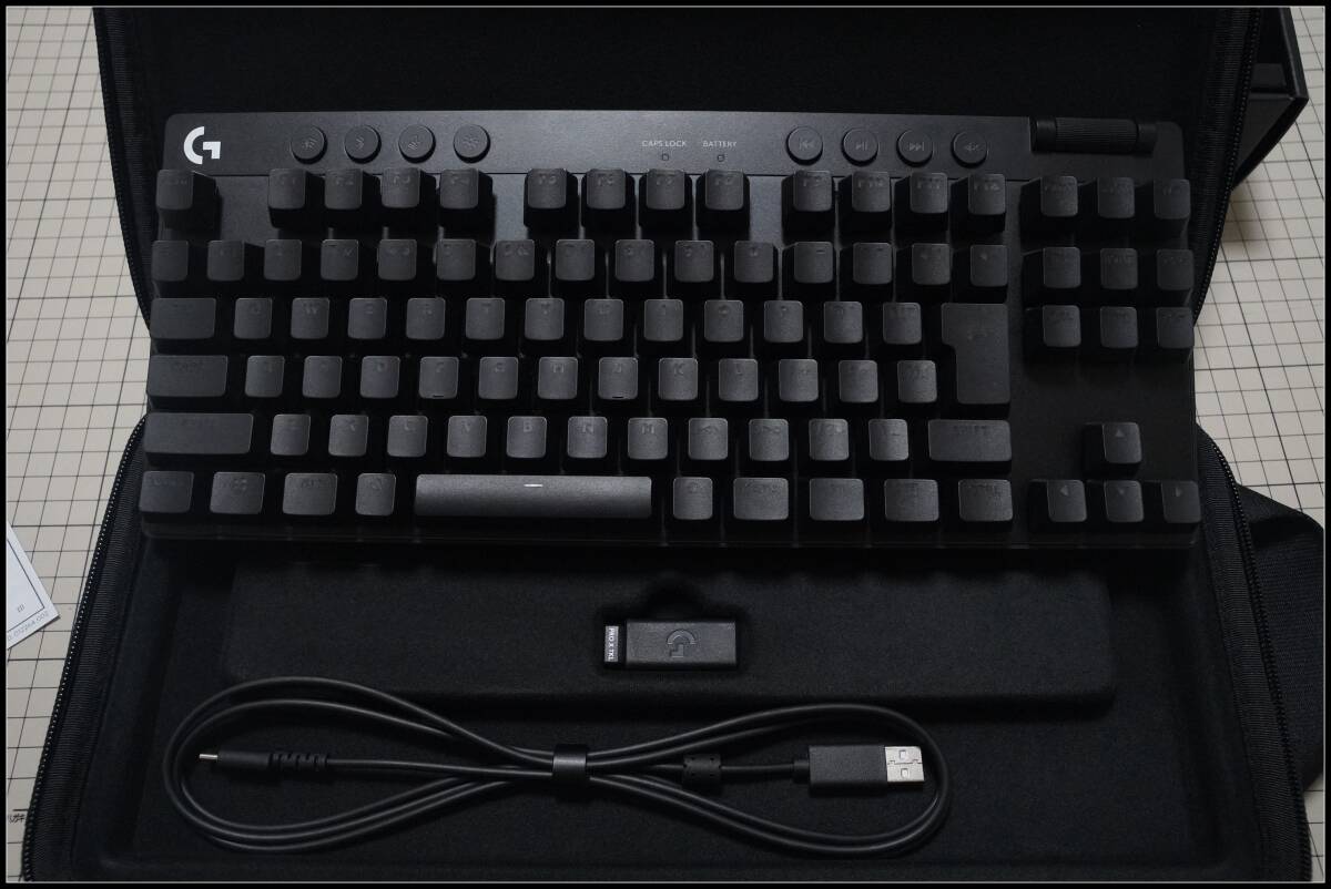 Logicool G PRO X TKL LIGHTSPEED リニア ワイヤレス ゲーミングキーボード_画像5