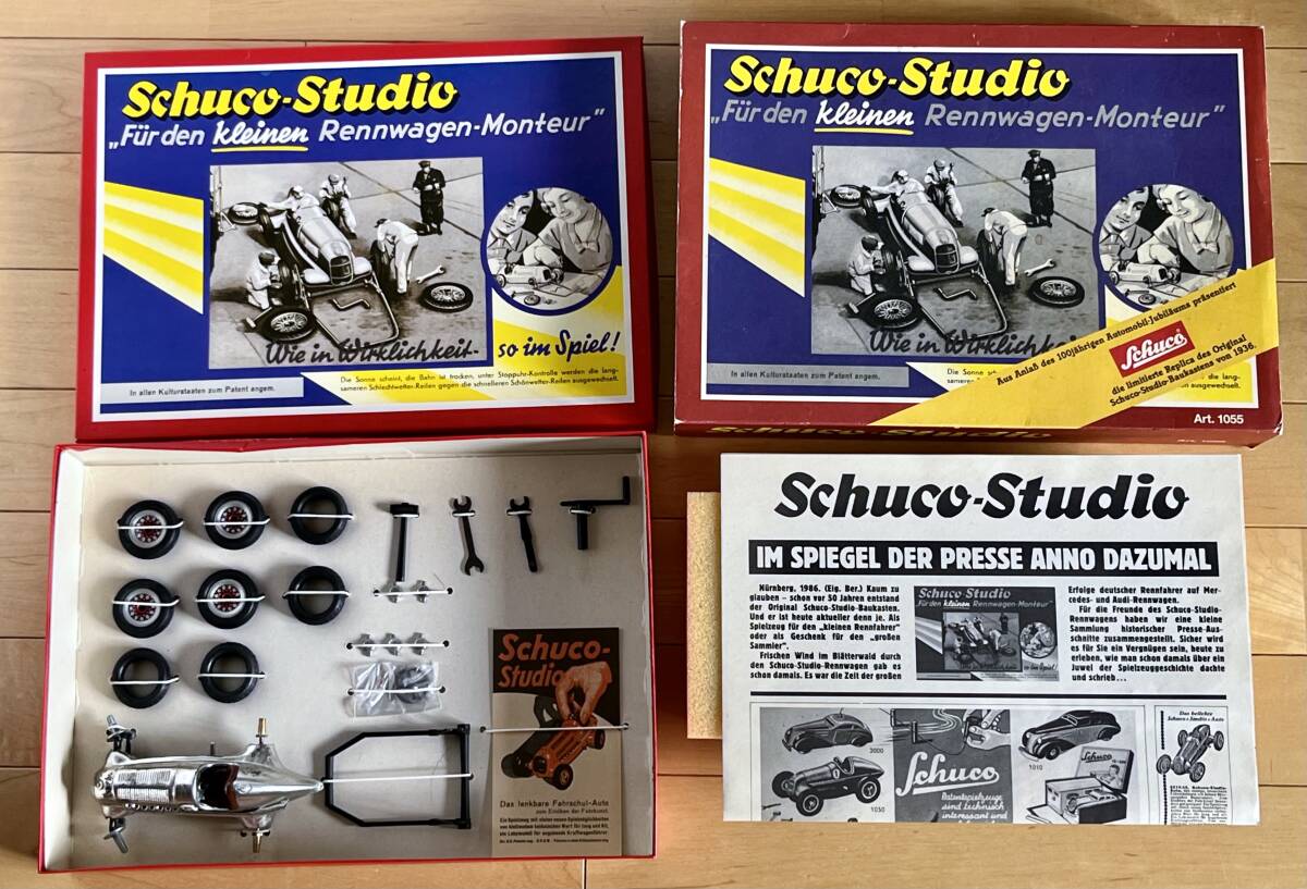 ● Schuco-Studio No.1055 シュコー スタジオ ミニカー　ぜんまい 未組立キット　Schuco Kit（日本未発売）_画像6