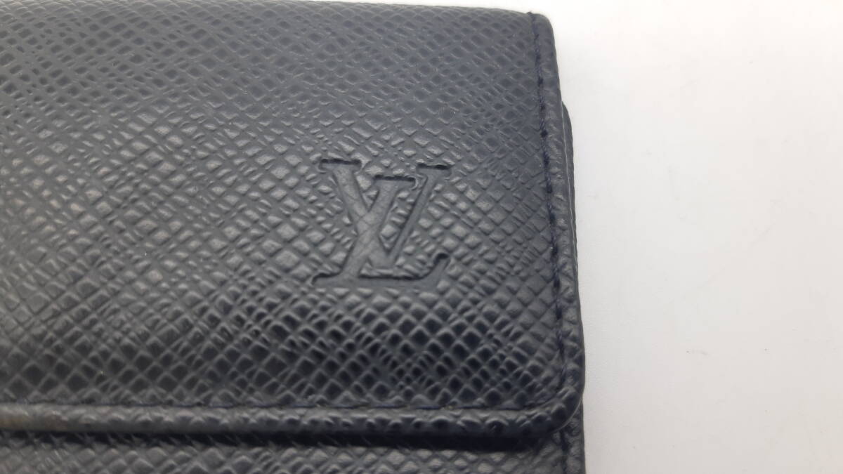 LOUIS VUITTON ルイヴィトン タイガ ミュルティクレ4 4連 キーケース ブラック系 CA1025 5880の画像2