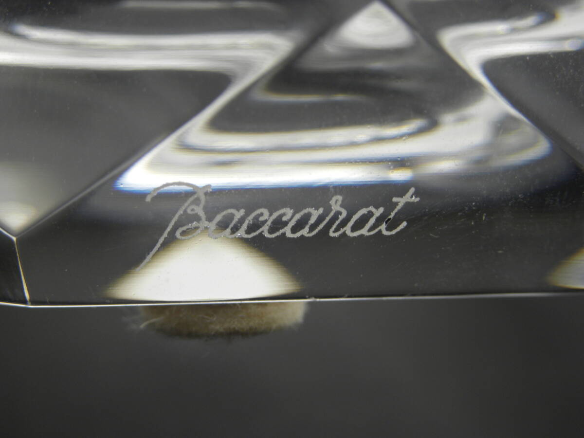 Baccarat バカラ クリスタル 灰皿 直径約10cm 高さ約4cm 5083の画像4