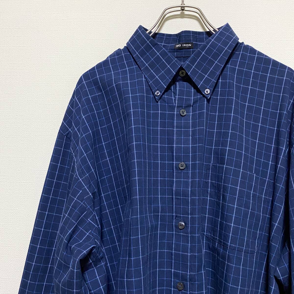アメリカ古着 VAN HEUSEN 長袖 シャツ チェック ウィンドウペン アメリカ古着 VAN HEUSEN 長袖 シャツ チェック ウィンドウペン